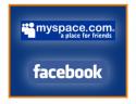 MySpace и  Facebook